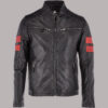 Embrace Spartan Spirit with the Spartan Biker Leather Jacket Black For Men