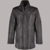 Carl Leather Coat Black: A Timeless Icon of Style and Sophistication For Men
