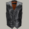 Exude Timeless Elegance: Best Tudor Leather Waistcoat Black Best For Men