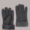 Sheepskin Leather Gloves Dark Grey TLM-MLG-002 Best For Men
