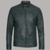 Unveiling the Iconic Dodge Cafe Racer Leather Jacket: Best Fusion of Heritage and Style TLM-MLJ-044