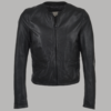 Alisa Leather Jacket Black For Womens: Best Fusion of Timeless Style and Modern Sophistication TLMWJ-020