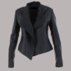 Diva Waterfall Leather Jacket: Effortless Elegance Meets Timeless Edge