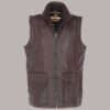 Classic Zip-Up Leather Waistcoat: A Perfect Blend of Style and Functionality