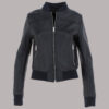 Moto Bomber Leather Jacket: A Fusion of Classic Style and Contemporary Elegance