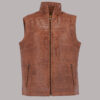 Massimo Leather Gilet: A Timeless Outerwear Essential