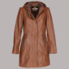 Emilia Three Quarter Leather Jacket Tan: A Masterpiece of Style, Comfort, and Versatility