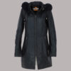 Detachable Fur Hood 3/4 Leather Jacket: A Versatile Blend of Luxury and Functionality